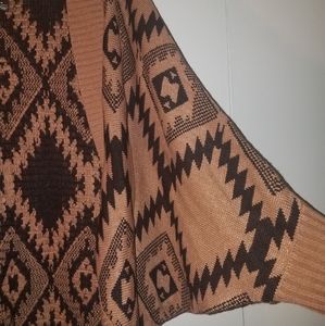 Rue21 Sweaters - Tan and black knitted shrug Rue21 Sweaters - Tan and black knitted shrug